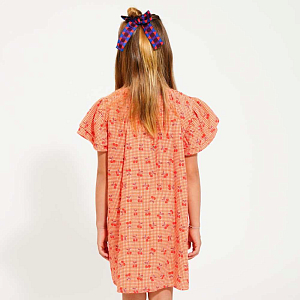 Платье Piupiuchick "Collar Cherries", коралловая вишня